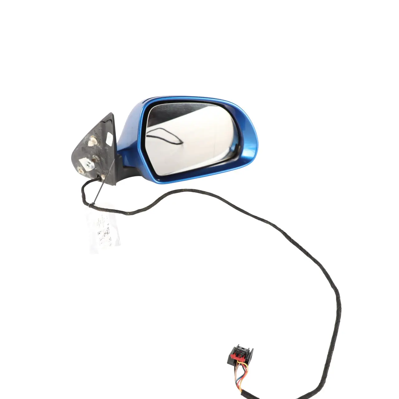 Skoda Octavia 1Z RS II Door Wing Mirror Electric Right O/S Race Blue - F5W