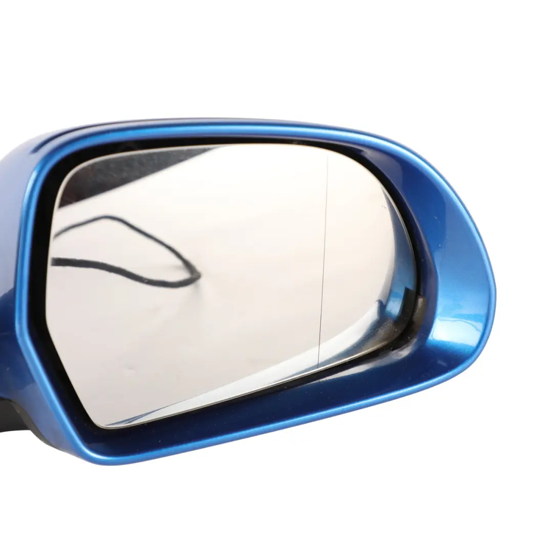 Skoda Octavia 1Z RS II Door Wing Mirror Electric Right O/S Race Blue - F5W - SKU RHD-1Z2857508M-RAB - Part number 1Z2857508M