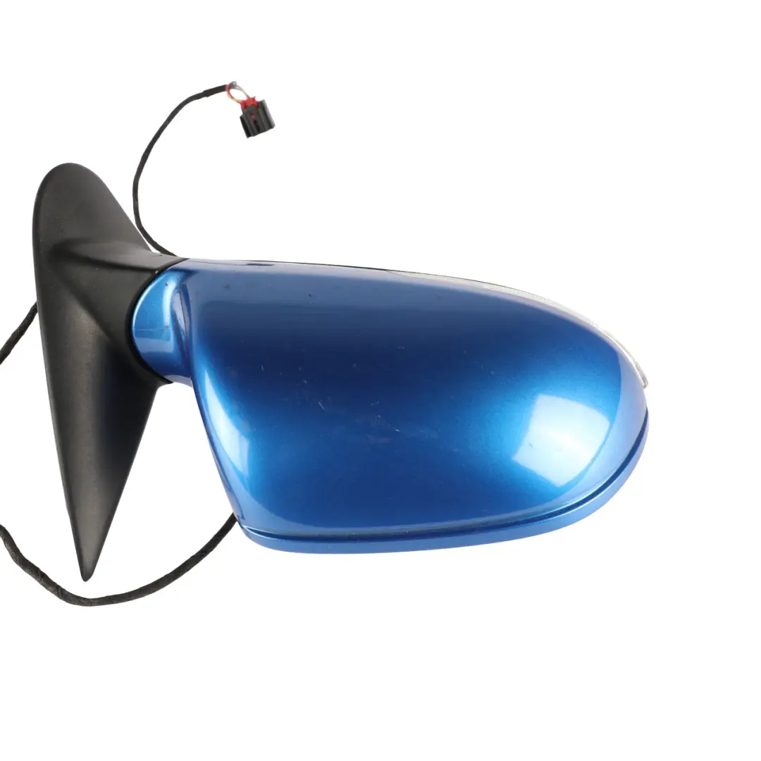 Skoda Octavia 1Z RS II Door Wing Mirror Electric Right O/S Race Blue - F5W - SKU RHD-1Z2857508M-RAB - Part number 1Z2857508M