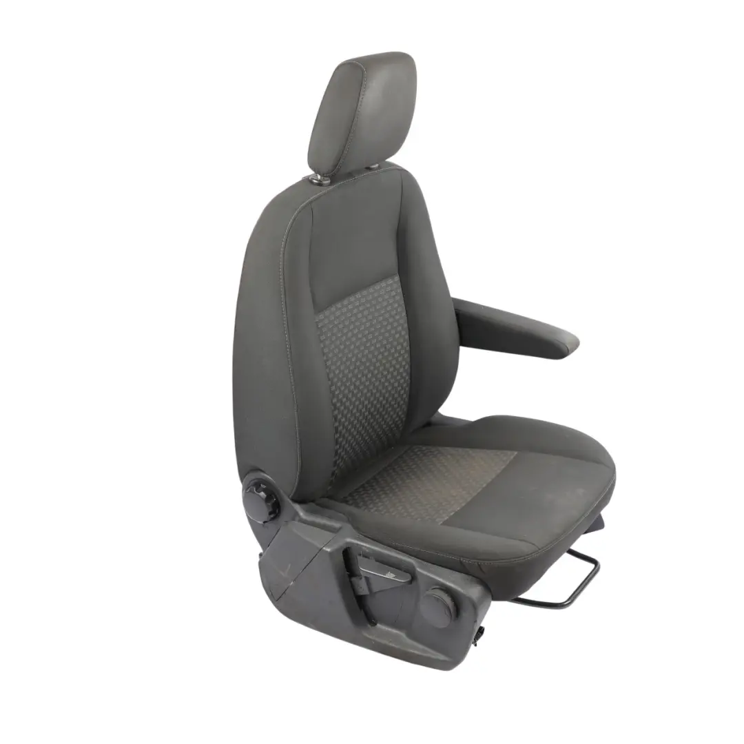 Mk2 Front Seat Cloth Black Driver Side Right O/S to Ford Transit Custom with Part number 2202713 Ford Transit Custom Mk2 Front Seat Cloth Black Driver Side Right O/S - SKU RHD-2202713-1 - Part number 2202713