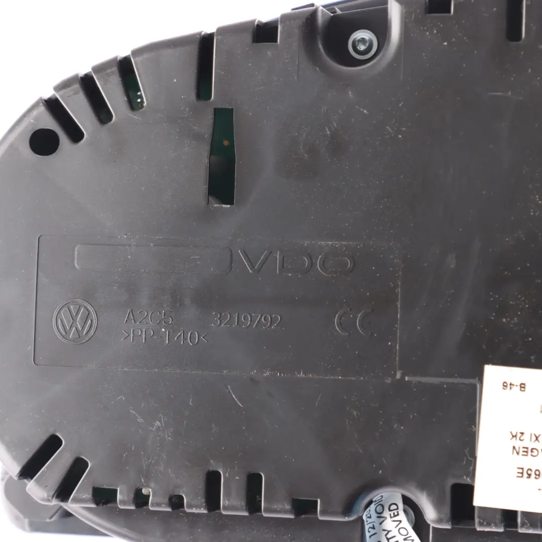 Volkswagen Caddy Maxi 2K Instrument Cluster Speedometer Diesel Manual - SKU RHD-2K0920965E - Part number 2K0920965E
