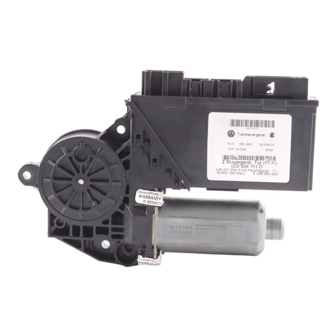 Volkswagen Phaeton 3D Door Window Lifter Motor Front Right O/S - SKU RHD-3D2959701D - Part number 3D2959701D