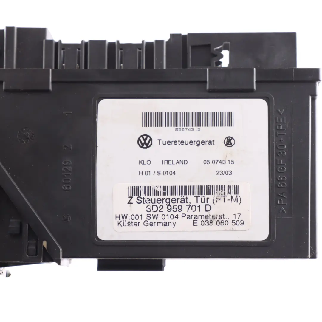 Door Window Lifter Motor Front Right O/S to Volkswagen Phaeton 3D with Part number 3D2959701D Volkswagen Phaeton 3D Door Window Lifter Motor Front Right O/S - SKU RHD-3D2959701D - Part number 3D2959701D