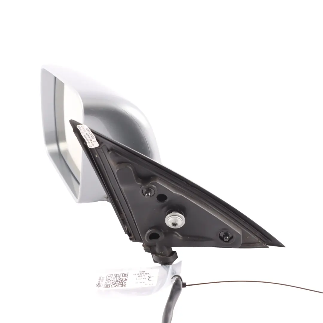 Wing Side View Mirror Front Right O/S Quartz Grey Metallic - Y7G to Audi A6 C6 with Part number 4F2857409A Audi A6 C6 Wing Side View Mirror Front Right O/S Quartz Grey Metallic - Y7G - SKU RHD-4F2857409A-QGR - Part number 4F2857409A
