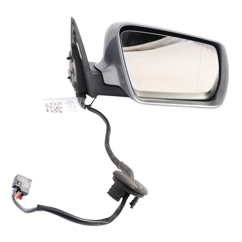 Audi A6 C6 Wing Side View Mirror Front Right O/S Quartz Grey Metallic - Y7G - SKU RHD-4F2857410A-QGR - Part number 4F2857410A