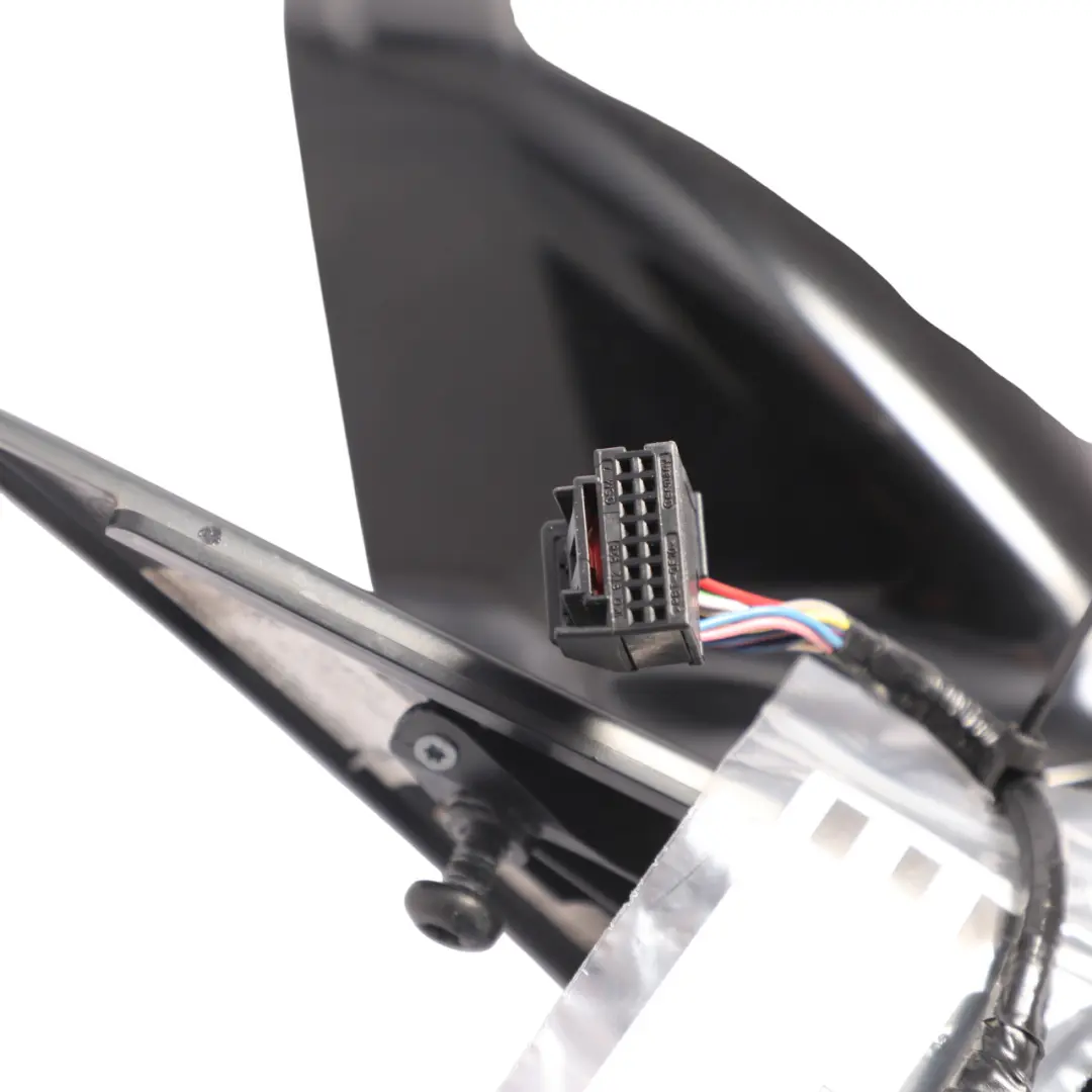 Audi RS6 C7 Electric Door Mirror Wing Left N/S Brilliant Black Metallic Y9B - SKU RHD-4G2857409AE-BBL - Part number 4G2857409AE