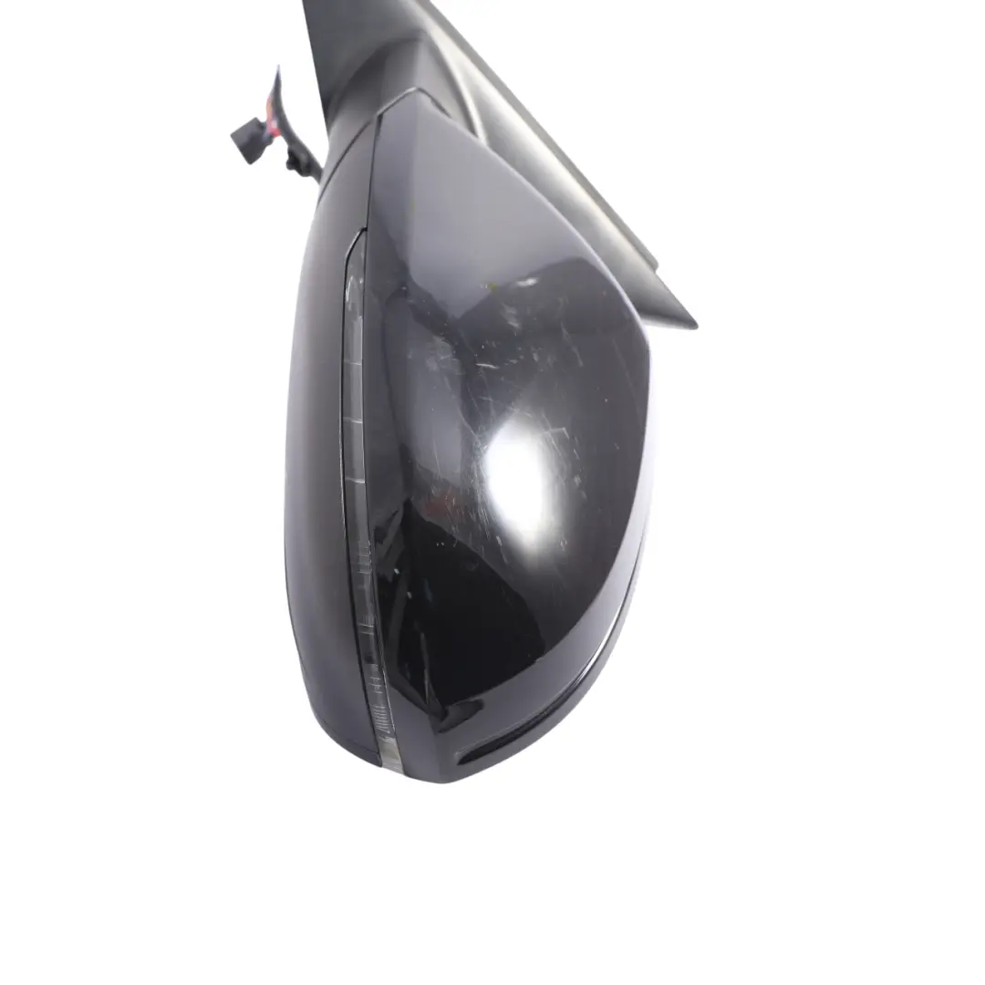 Audi RS6 C7 Electric Door Mirror Wing Left N/S Brilliant Black Metallic Y9B - SKU RHD-4G2857409AE-BBL - Part number 4G2857409AE