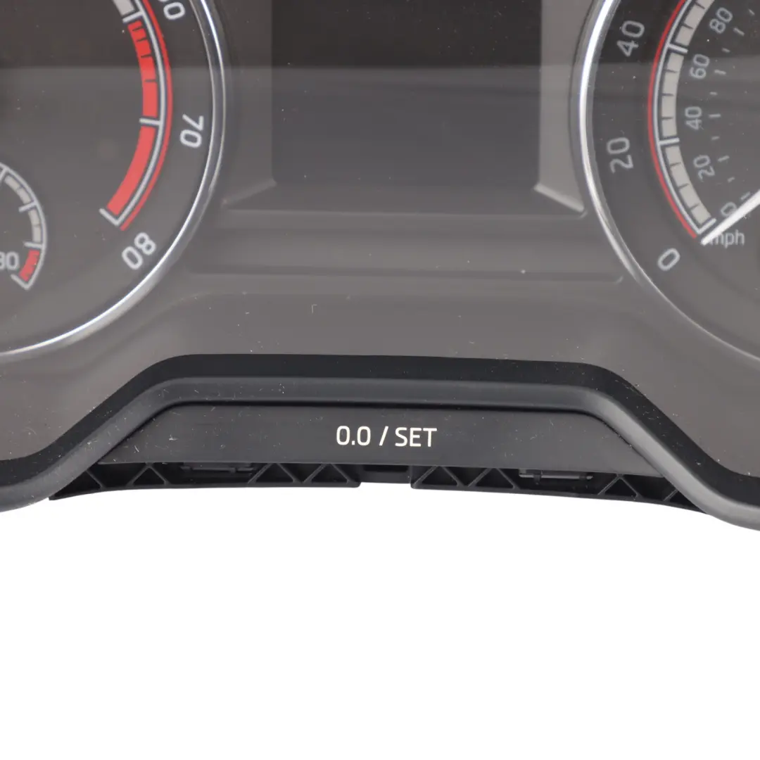 Skoda Octavia 5E Petrol Instrument Cluster Speedometer Automatic - SKU RHD-5E0920956E - Part number 5E0920956E