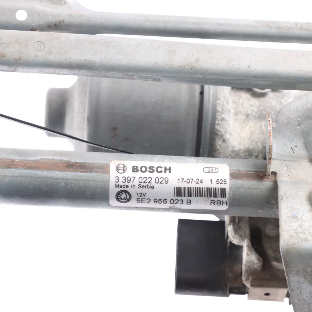 Windshield Wiper Front Window Motor Drive Linkage to Skoda Octavia III with Part number 5E2955023B Skoda Octavia III Windshield Wiper Front Window Motor Drive Linkage - SKU RHD-5E2955023B - Part number 5E2955023B