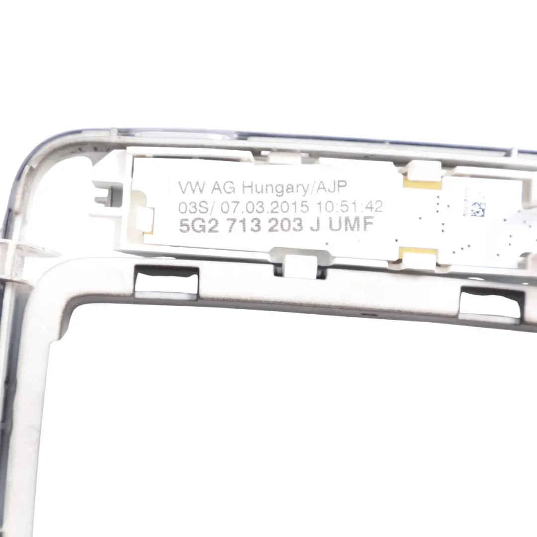 Volkswagen VW Golf Mk7 Automatic Gearbox Surround Trim Cover Panel - SKU RHD-5G2713203J - Part number 5G2713203J