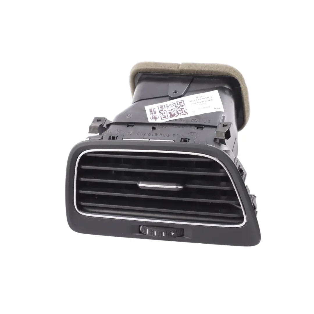 Dashboard Air Vent Air Duct Front Passenger Side to Volkswagen Golf Mk7 with Part number 5G2819703R Volkswagen Golf Mk7 Dashboard Air Vent Air Duct Front Passenger Side - SKU RHD-5G2819703R-2 - Part number 5G2819703R