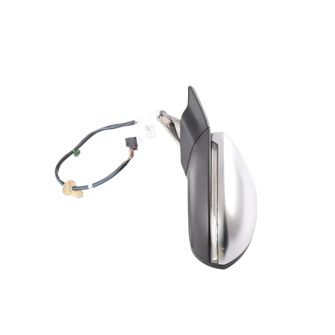 Volkswagen Golf Mk7 Wing Mirror Power Fold Door Left N/S Aluminium - SKU RHD-5G2857507DF-ALU1 - Part number 5G2857507DF