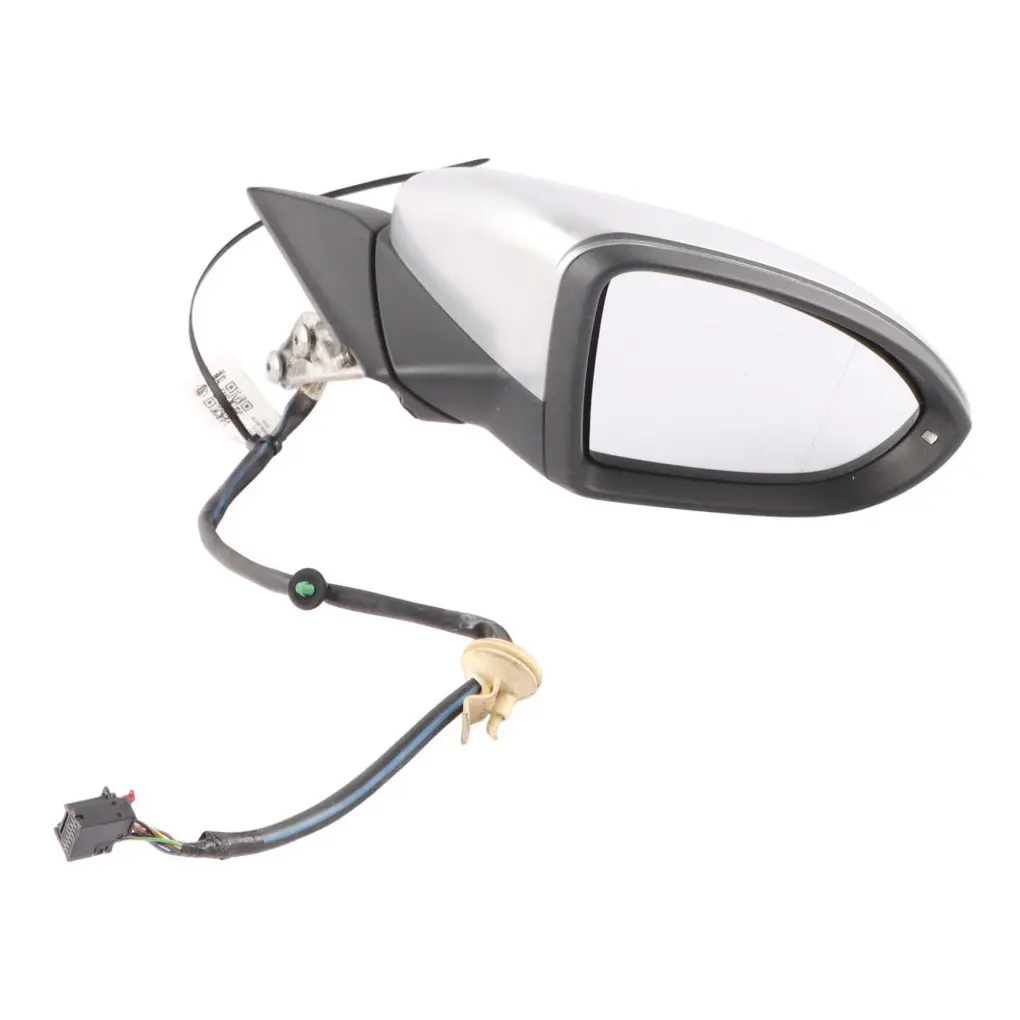 Volkswagen VW Golf R Mk7 Wing Mirror Power Fold Aluminium Right O/S - SKU RHD-5G2857508BF-ALU1 - Part number 5G2857508BF
