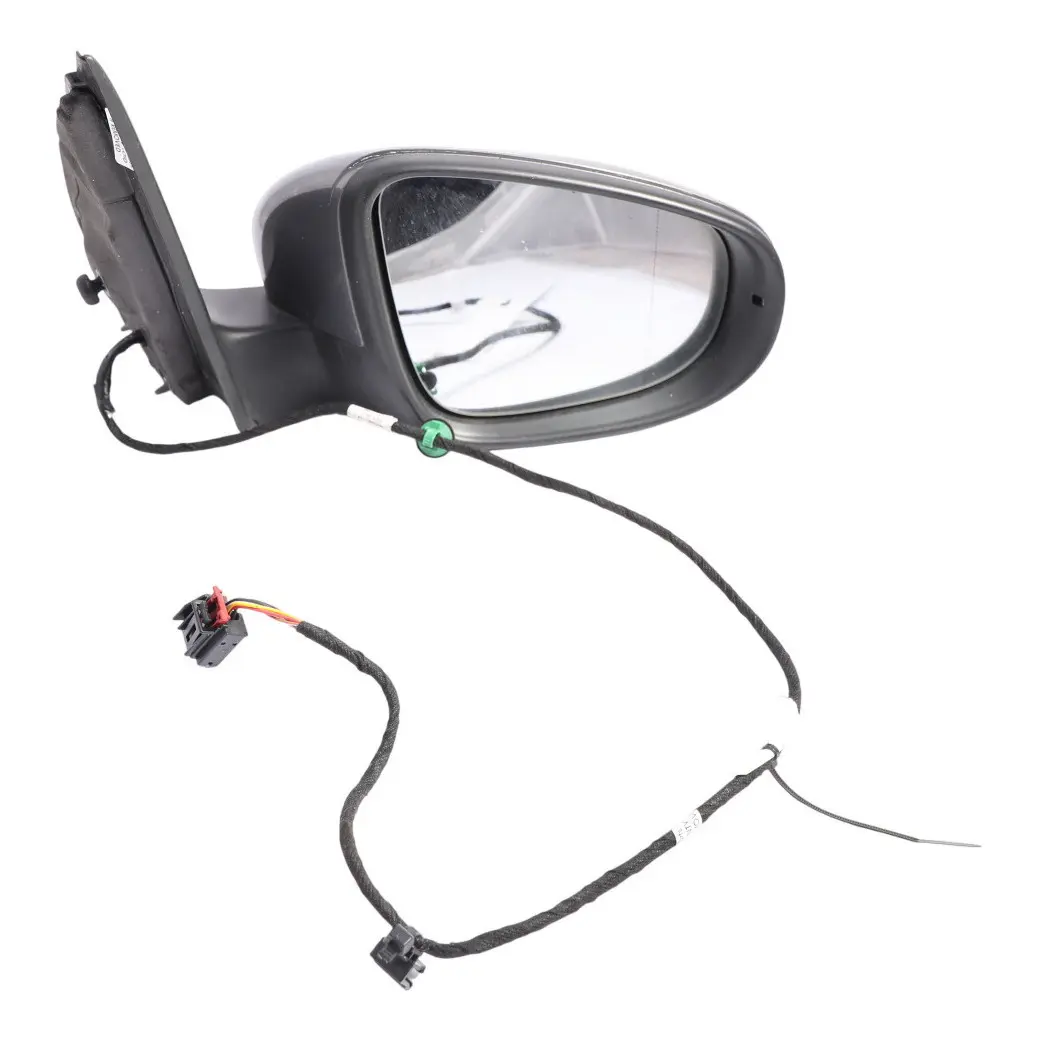 VW Volkswagen Golf Mk6 Electric Wing Mirror Right O/S United Grey Metallic - A7T - SKU RHD-5K0857508AD-UGR - Part number 5K0857508AD