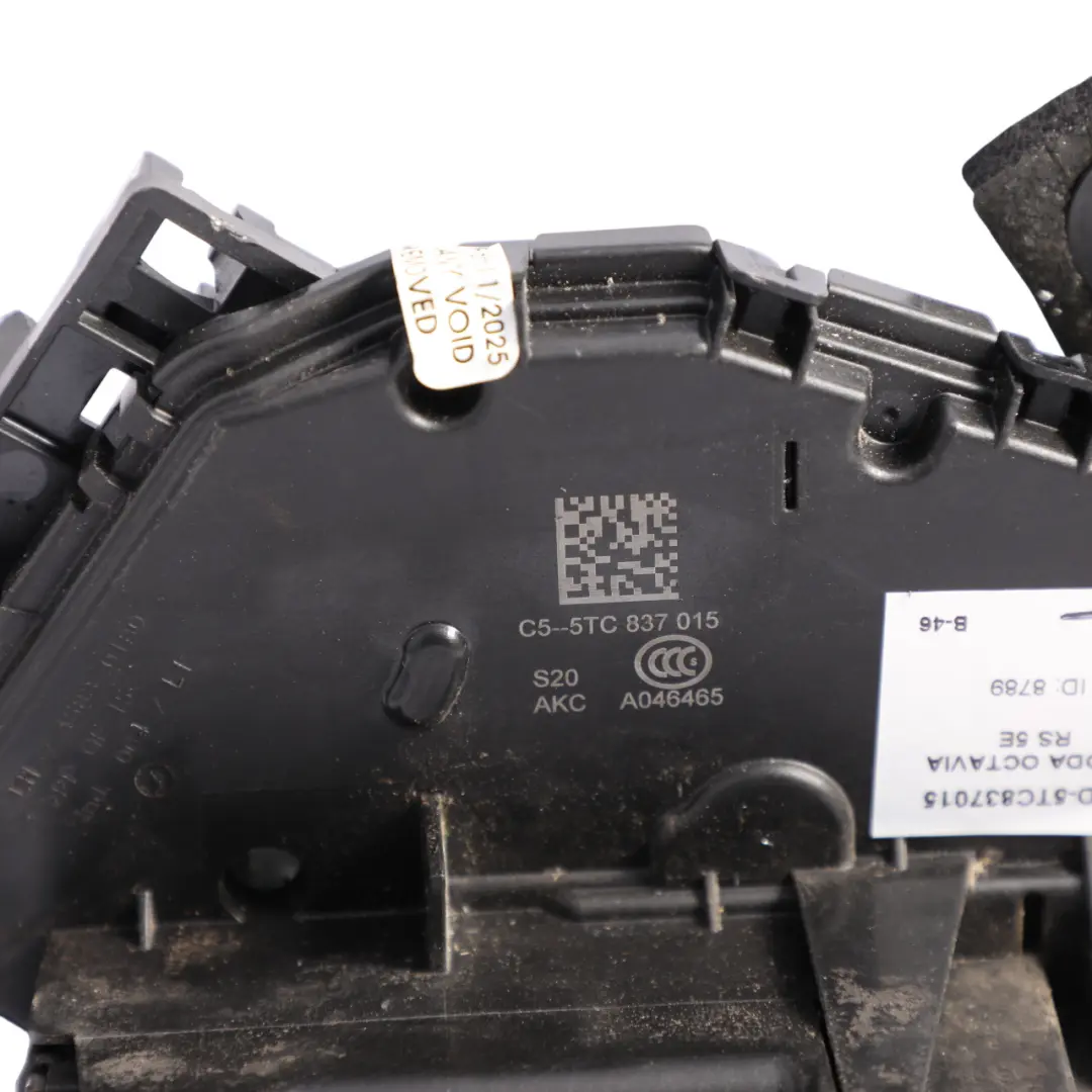 Front Door Lock Locking Unit Left N/S to VW Touran 1T Tiguan 5N with Part number 5TC837015 VW Touran 1T Tiguan 5N Front Door Lock Locking Unit Left N/S - SKU RHD-5TC837015 - Part number 5TC837015