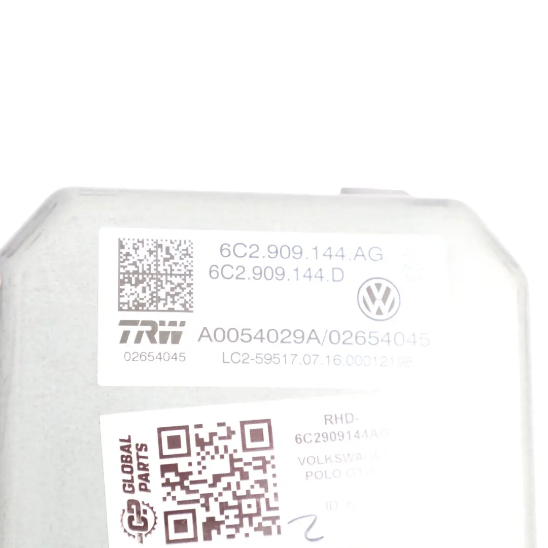 Mk5 6R Power Steering Column Electric Module Control Unit to VW Polo with Part number 6C2909144AG VW Polo Mk5 6R Power Steering Column Electric Module Control Unit - SKU RHD-6C2909144AG - Part number 6C2909144AG
