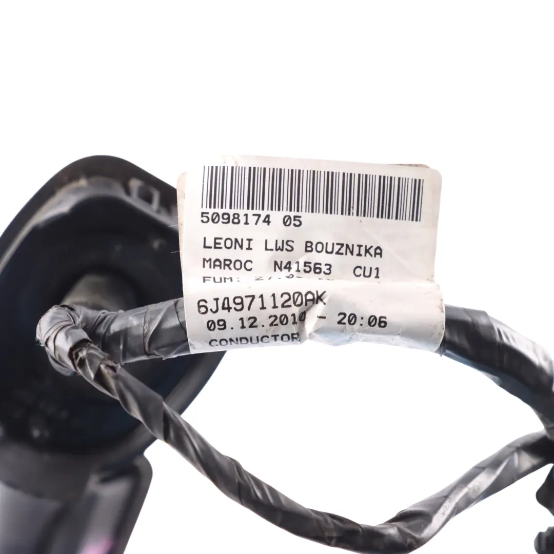 Mk4 6J Door Wiring Harness Loom Cable Front Right O/S to Seat Ibiza with Part number 6J4971120AK Seat Ibiza Mk4 6J Door Wiring Harness Loom Cable Front Right O/S - SKU RHD-6J4971120AK - Part number 6J4971120AK