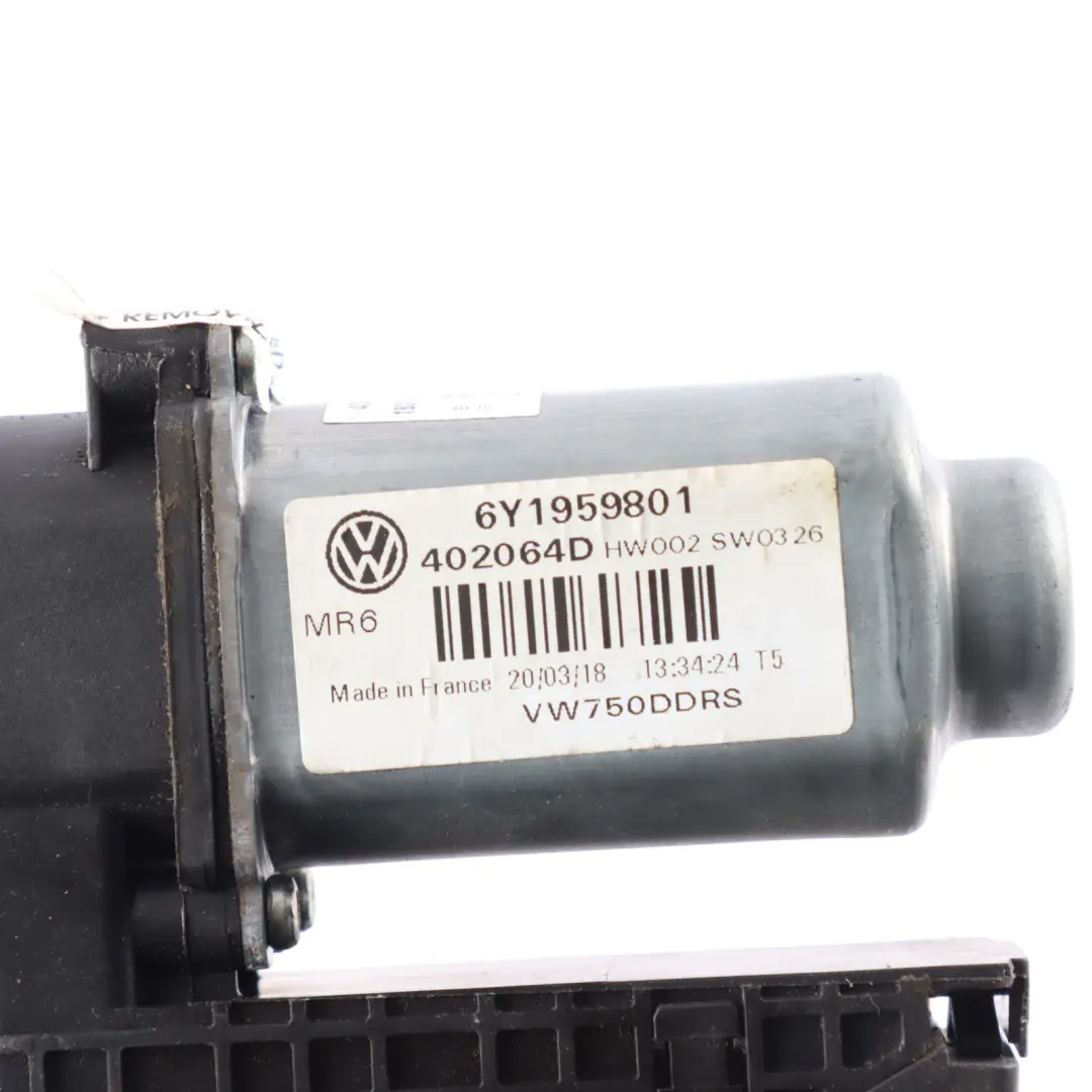 Volkswagen Transporter T5 Door Window Lifter Motor Front Driver's Side - SKU RHD-6Y1959801 - Part number 6Y1959801