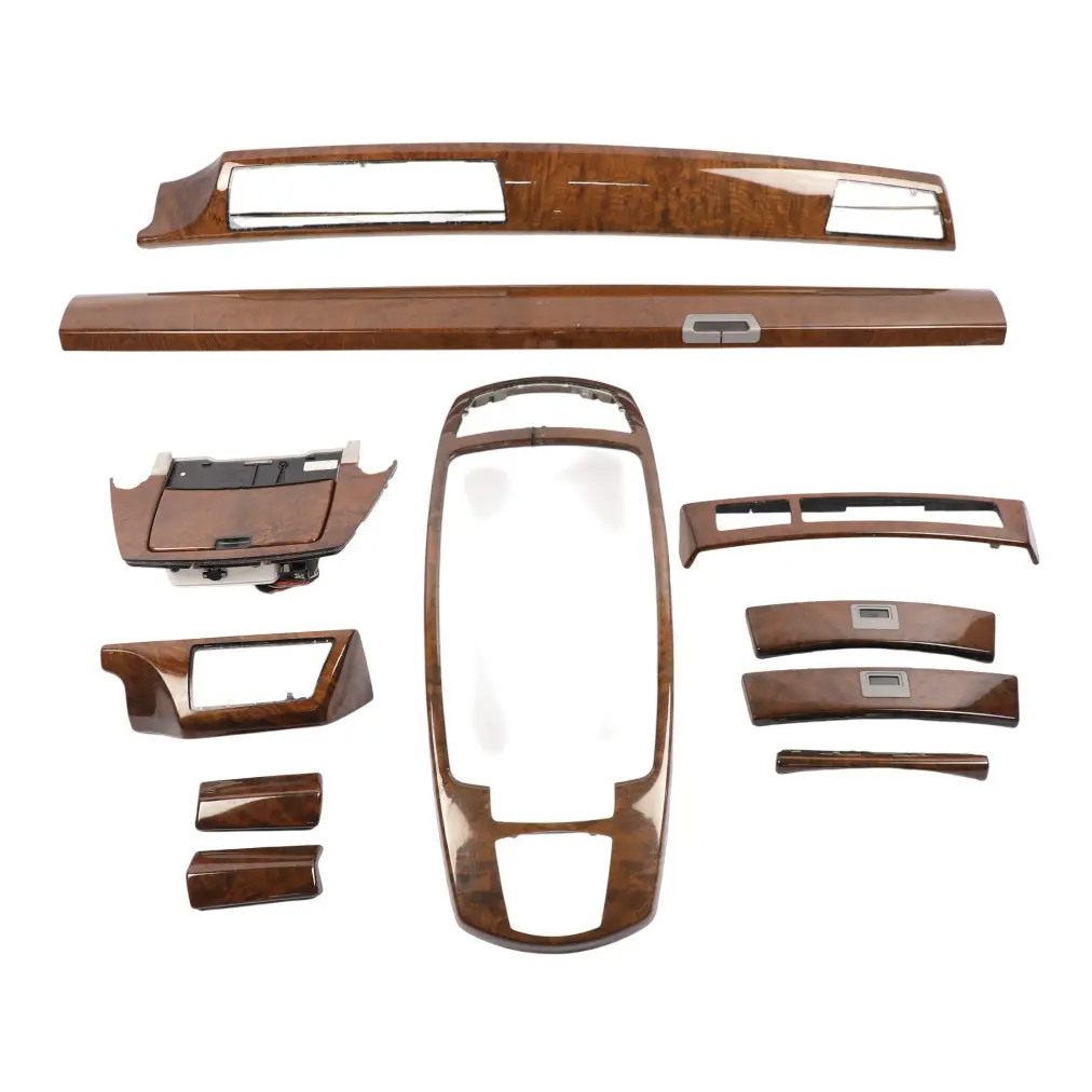 BMW 7 Series E65 Interior Set Trim Cover Dashboard Ashtray Wood Esche Dunkel - SKU rhd-7025309 - Part number 7025309