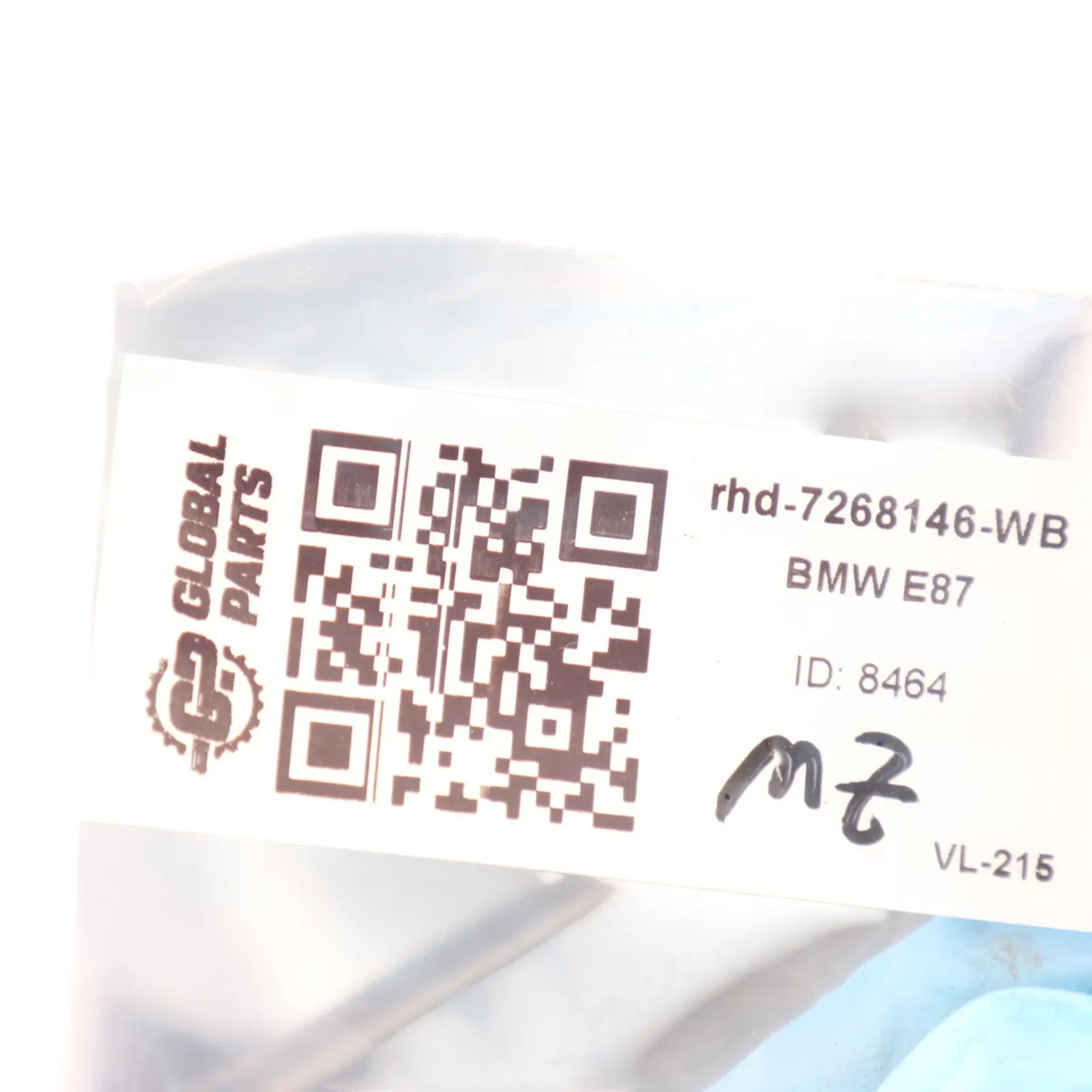 BMW E87 LCI Wing Mirror Right O/S 5 Pins Heated Water Metallic 896 7268146