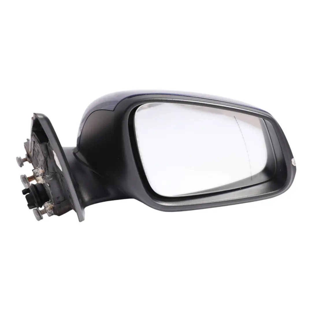 BMW F21 F22 F23 Side View Wing Mirror Right Heated O/S Mediterranean Blue - C10 - SKU RHD-7268540-MED - Part number 7268540