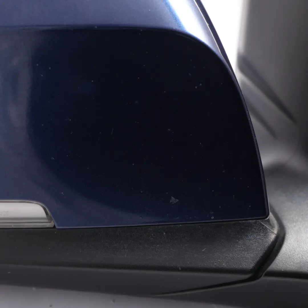 BMW F21 F22 F23 Side View Wing Mirror Right Heated O/S Mediterranean Blue - C10 - SKU RHD-7268540-MED - Part number 7268540