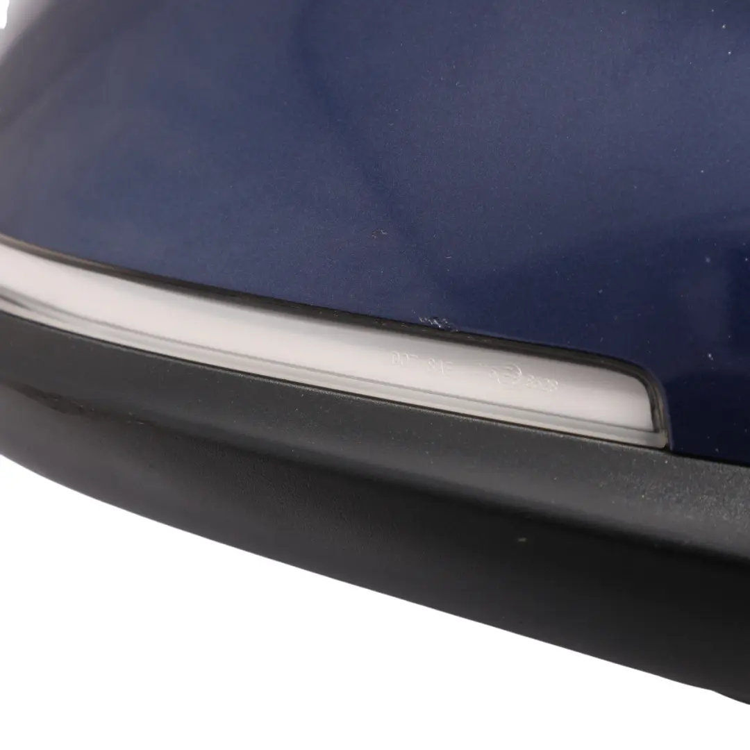 Side View Wing Mirror Right Heated O/S Mediterranean Blue - C10 to BMW F21 F22 F23 with Part number 7268540 BMW F21 F22 F23 Side View Wing Mirror Right Heated O/S Mediterranean Blue - C10 - SKU RHD-7268540-MED - Part number 7268540