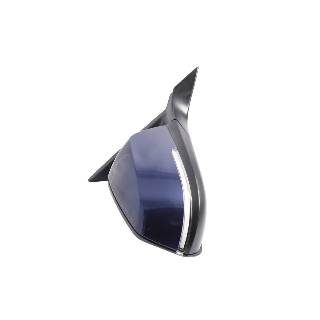 BMW F21 F22 F23 Side View Wing Mirror Right Heated O/S Mediterranean Blue - C10 - SKU RHD-7268540-MED - Part number 7268540