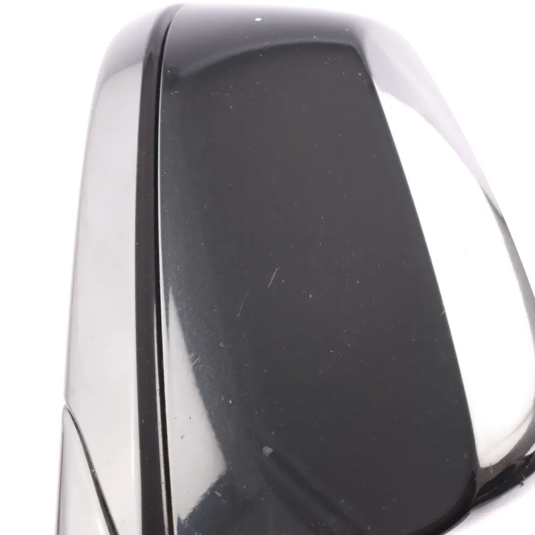 BMW F01 Wing Mirror Right O/S Heated Auto Dip Black Sapphire - 475 - SKU RHD-7282164-BS - Part number 7282164