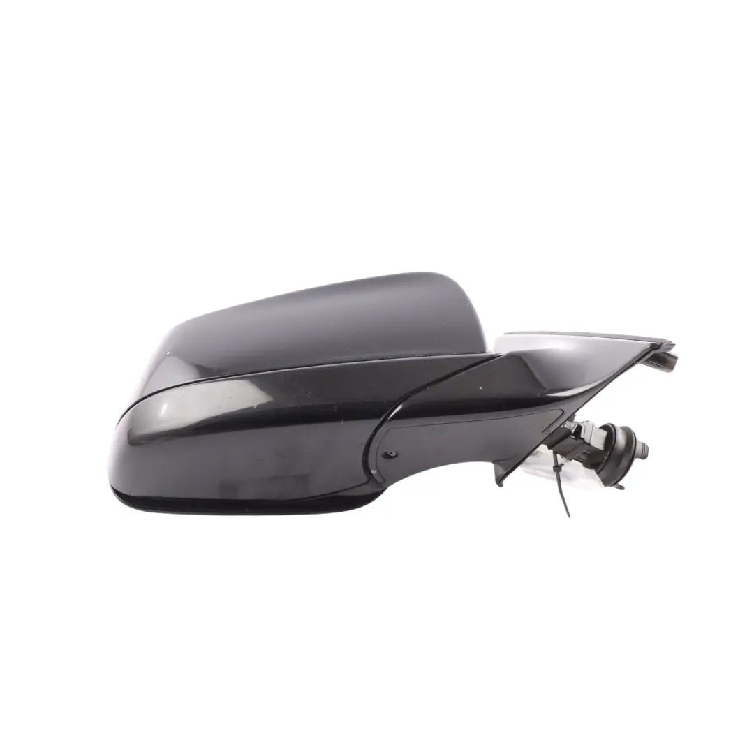 BMW F01 Wing Mirror Right O/S Heated Auto Dip Black Sapphire - 475 - SKU RHD-7282164-BS - Part number 7282164
