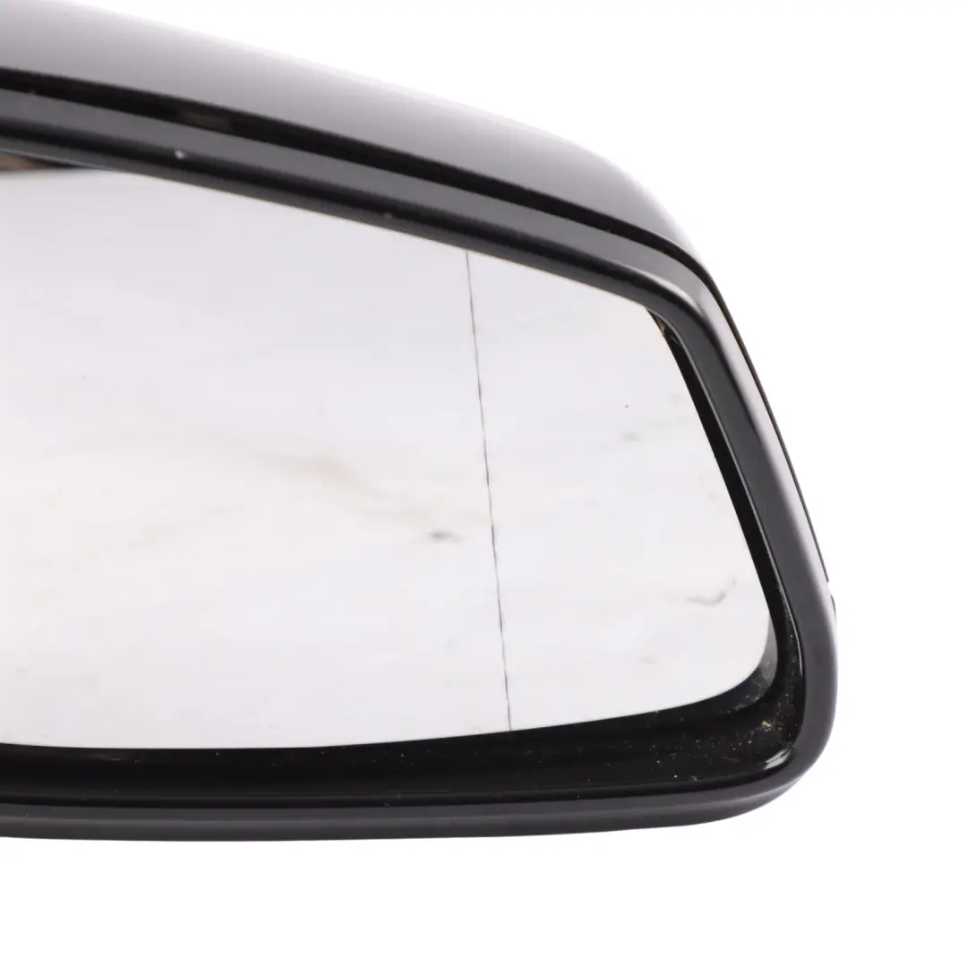 BMW F01 Wing Mirror Right O/S Heated Auto Dip Black Sapphire - 475 - SKU RHD-7282164-BS - Part number 7282164