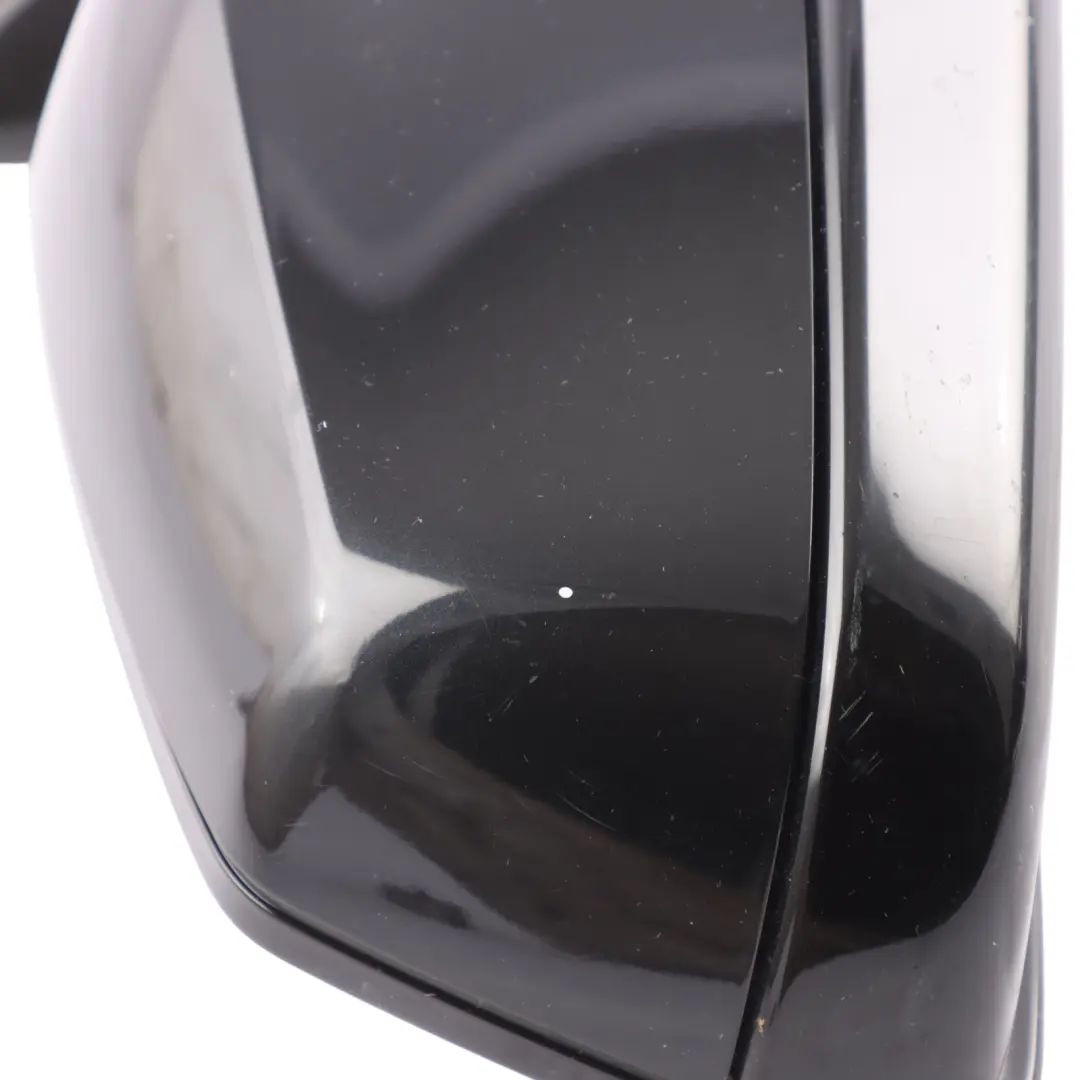 BMW F01 Wing Mirror Right O/S Heated Auto Dip Black Sapphire - 475 - SKU RHD-7282164-BS - Part number 7282164