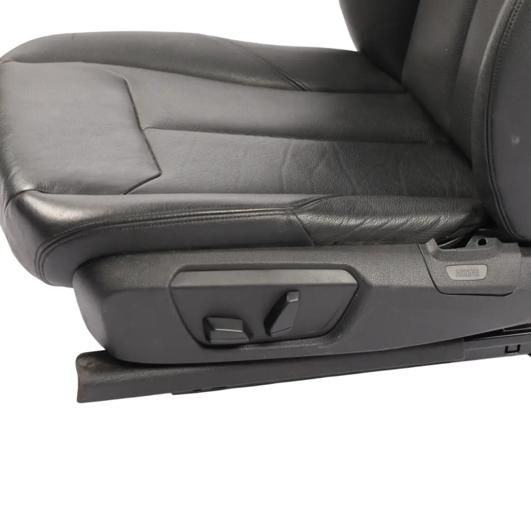 Front Seat Heated Memory Leather Dakota Schwarz Black Left N/S to BMW F30 F31 F36 with Part number 7295109 BMW F30 F31 F36 Front Seat Heated Memory Leather Dakota Schwarz Black Left N/S - SKU RHD-7295109-10 - Part number 7295109