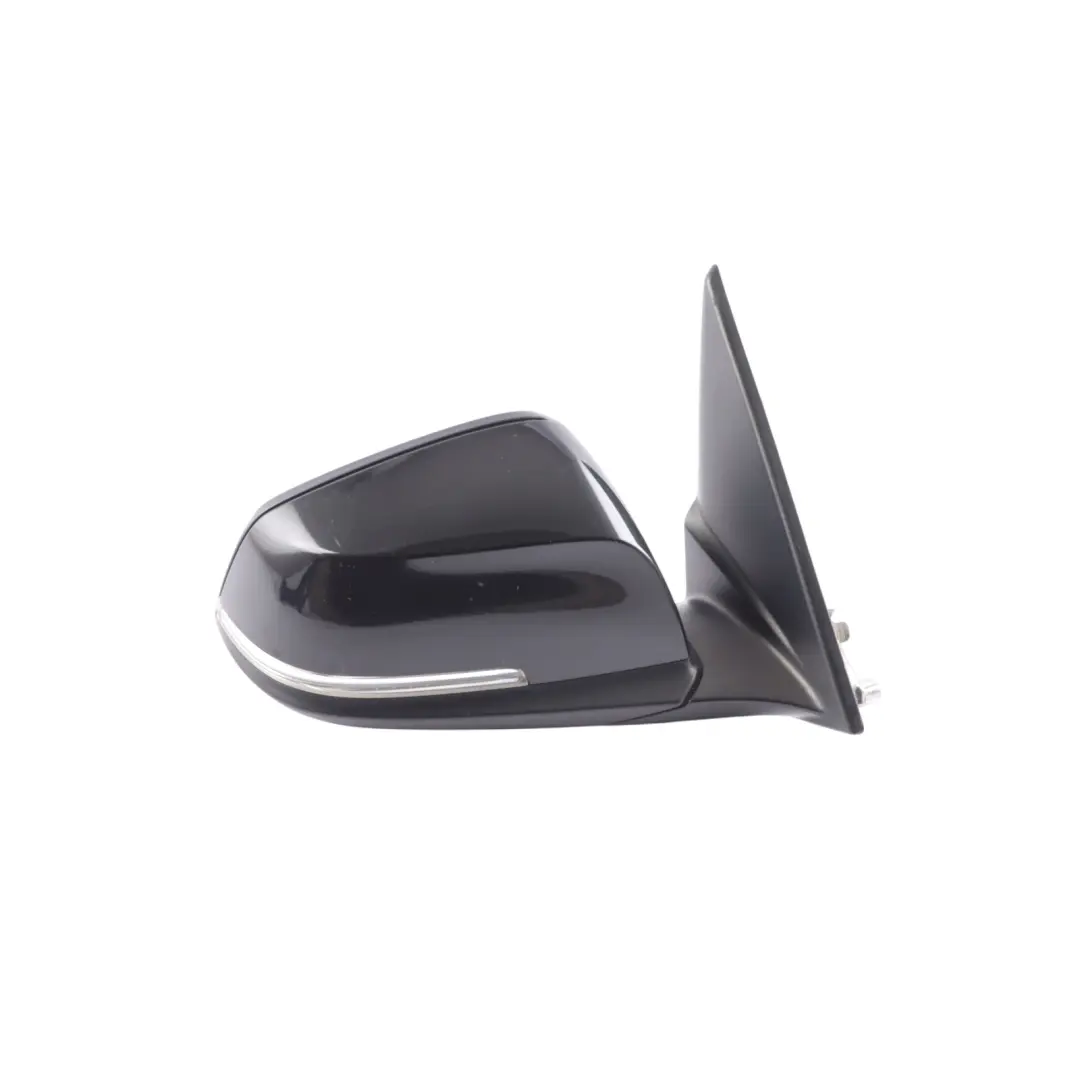 BMW X1 E84 Outside Heated Right Wing Mirror O/S Black Sapphire Metallic 475 - SKU RHD-7307158-BS2 - Part number 7307158