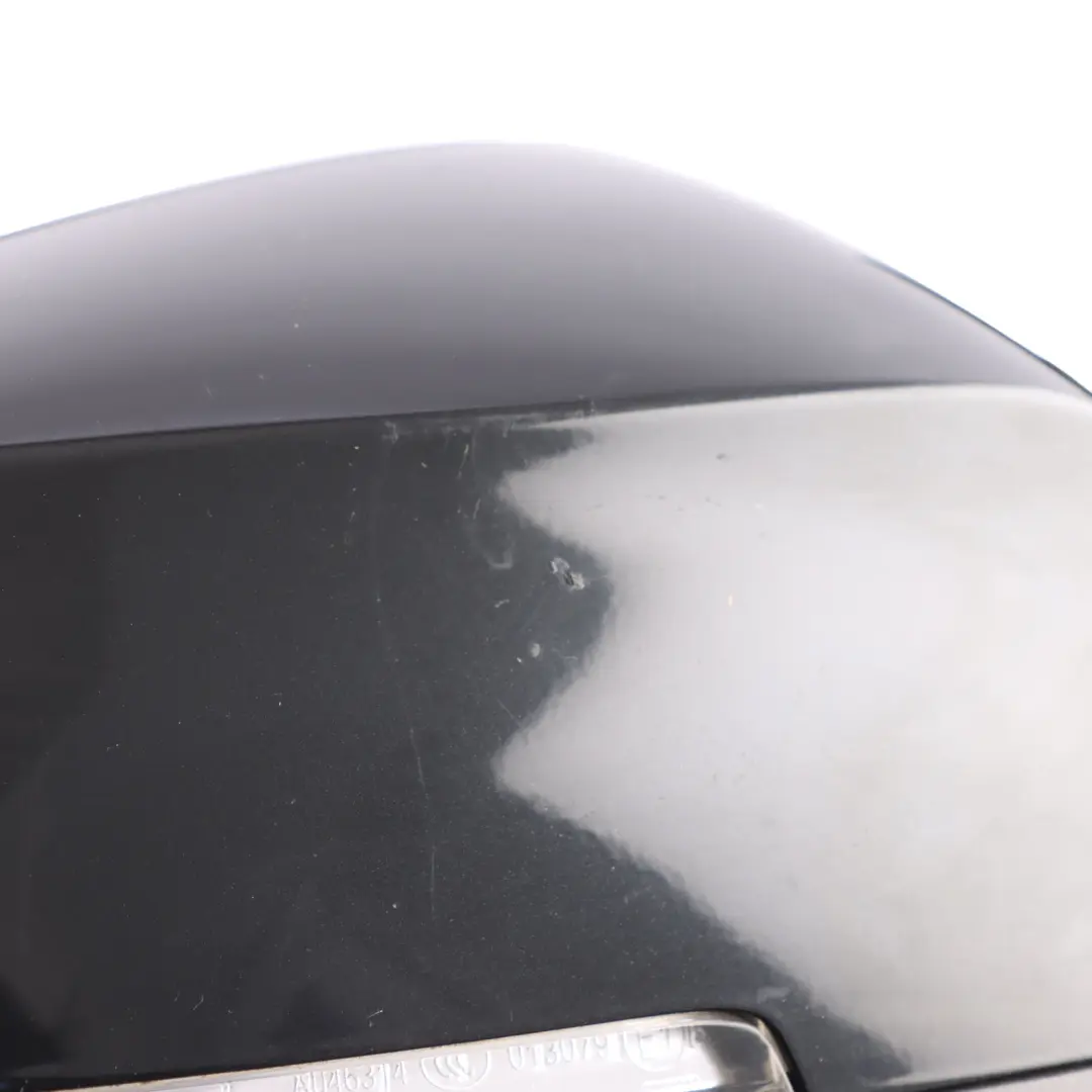 BMW X1 E84 Outside Heated Right Wing Mirror O/S Black Sapphire Metallic 475 - SKU RHD-7307158-BS2 - Part number 7307158