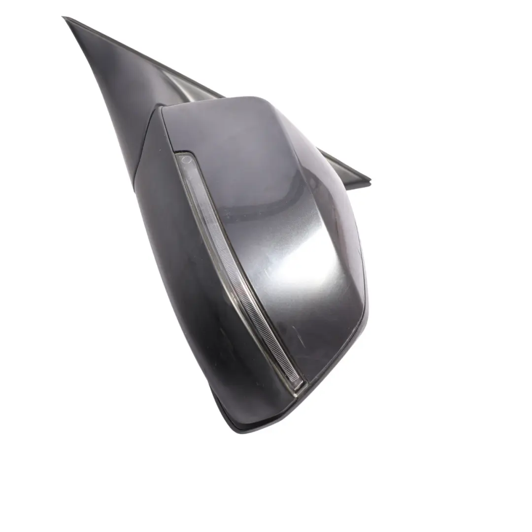 Side View Wing Mirror Left N/S Sophistograu Grey - A90 to BMW F10 F11 LCI with Part number 7350683 BMW F10 F11 LCI Side View Wing Mirror Left N/S Sophistograu Grey - A90 - SKU RHD-7350683-SOP - Part number 7350683