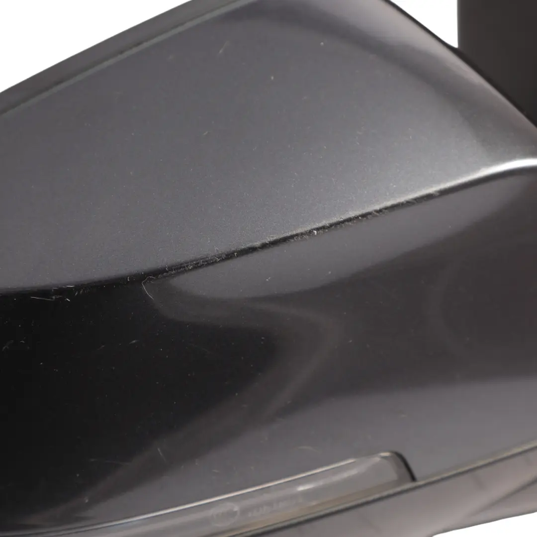 Side View Wing Mirror Right O/S Sophistograu Grey - A90 to BMW F10 F11 LCI with Part number 7350684 BMW F10 F11 LCI Side View Wing Mirror Right O/S Sophistograu Grey - A90 - SKU RHD-7350684-SOP - Part number 7350684