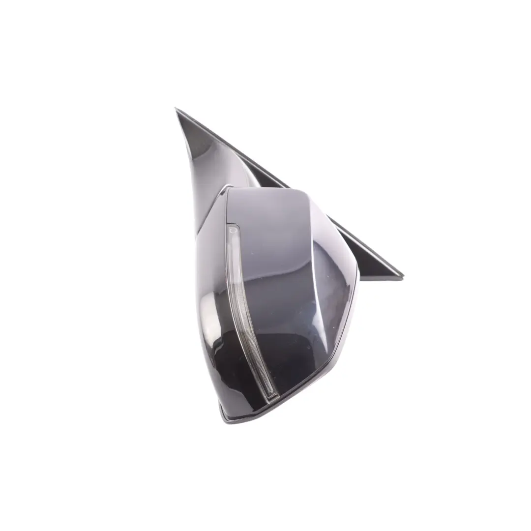 Wing Mirror Heated Left N/S Door Carbonschwarz Metallic 416 to BMW F10 F11 LCI with Part number 7350689 BMW F10 F11 LCI Wing Mirror Heated Left N/S Door Carbonschwarz Metallic 416 - SKU RHD-7350689-CAR - Part number 7350689