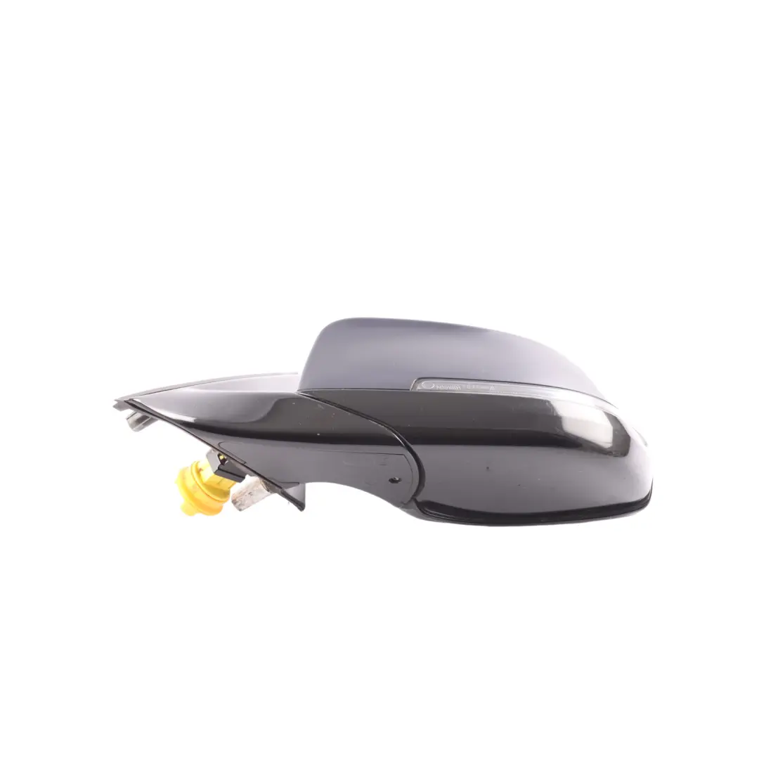 Wing Mirror Heated Left N/S Door Carbonschwarz Metallic 416 to BMW F10 F11 LCI with Part number 7350689 BMW F10 F11 LCI Wing Mirror Heated Left N/S Door Carbonschwarz Metallic 416 - SKU RHD-7350689-CAR - Part number 7350689