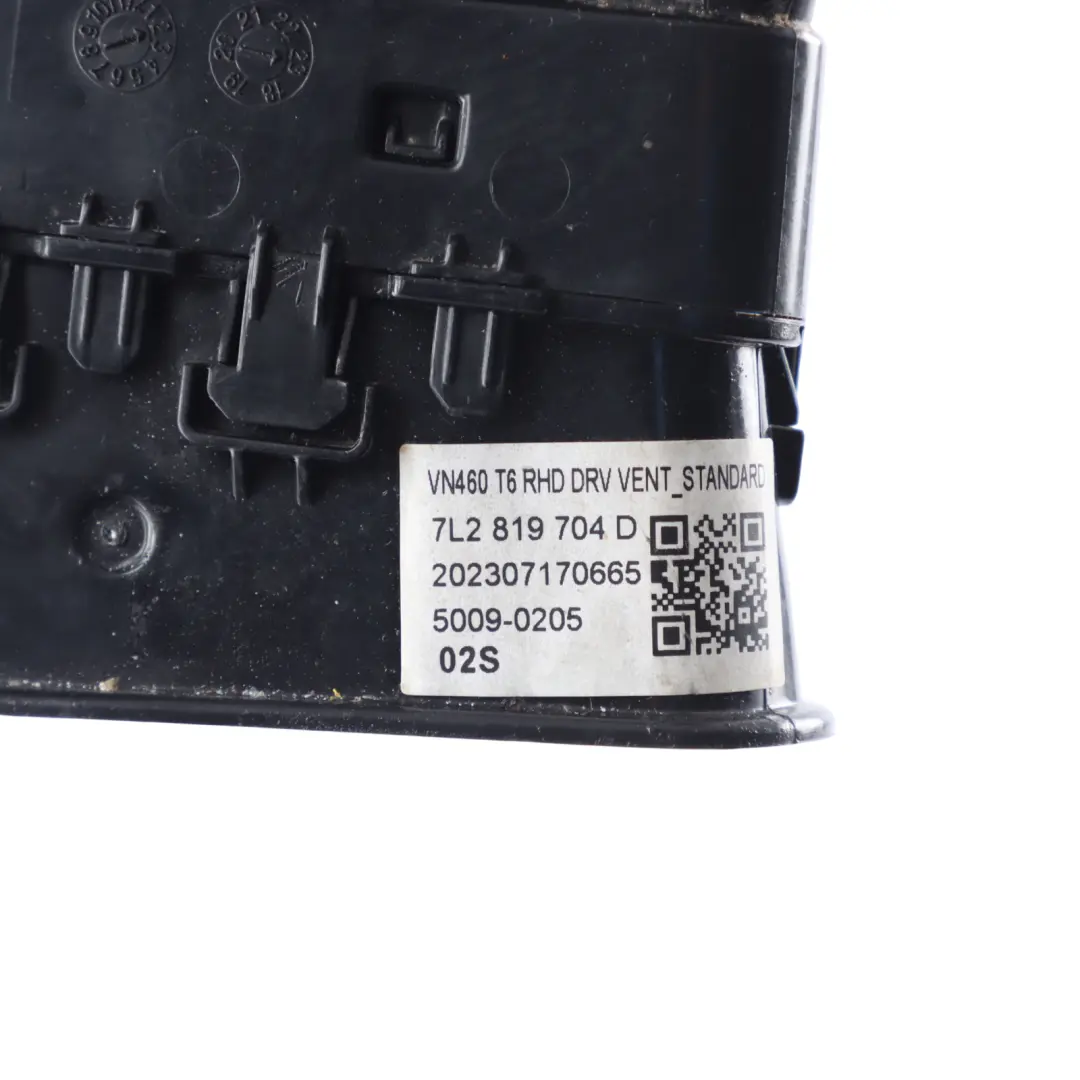 VW Transporter T6 Dashboard Dash Air Vent Grille Front Right O/S - SKU RHD-7L2819704D - Part number 7L2819704D