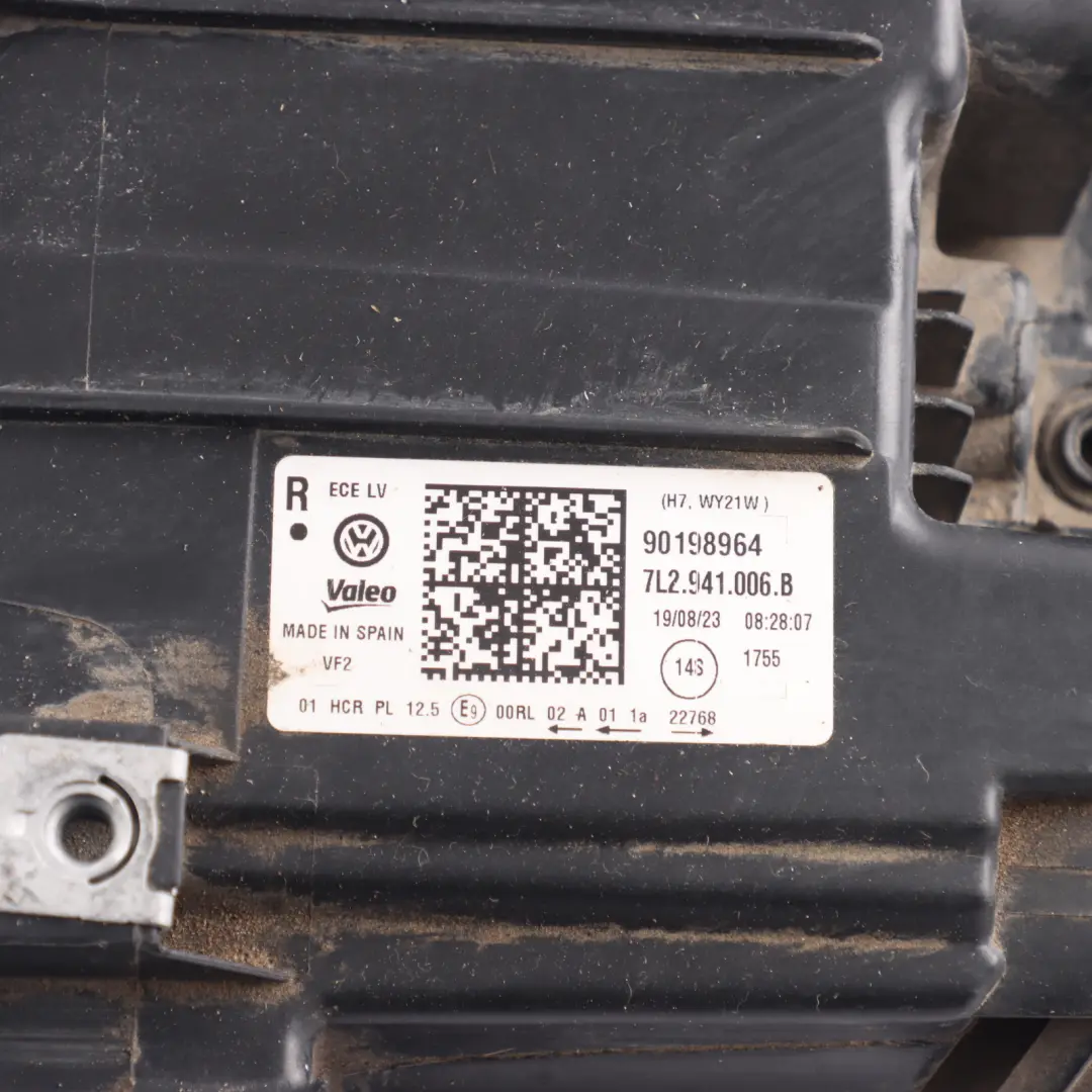 Volkswagen Transporter T6 Front Headlight Headlamp Halogen Right O/S - SKU RHD-7L2941006B-1 - Part number 7L2941006B