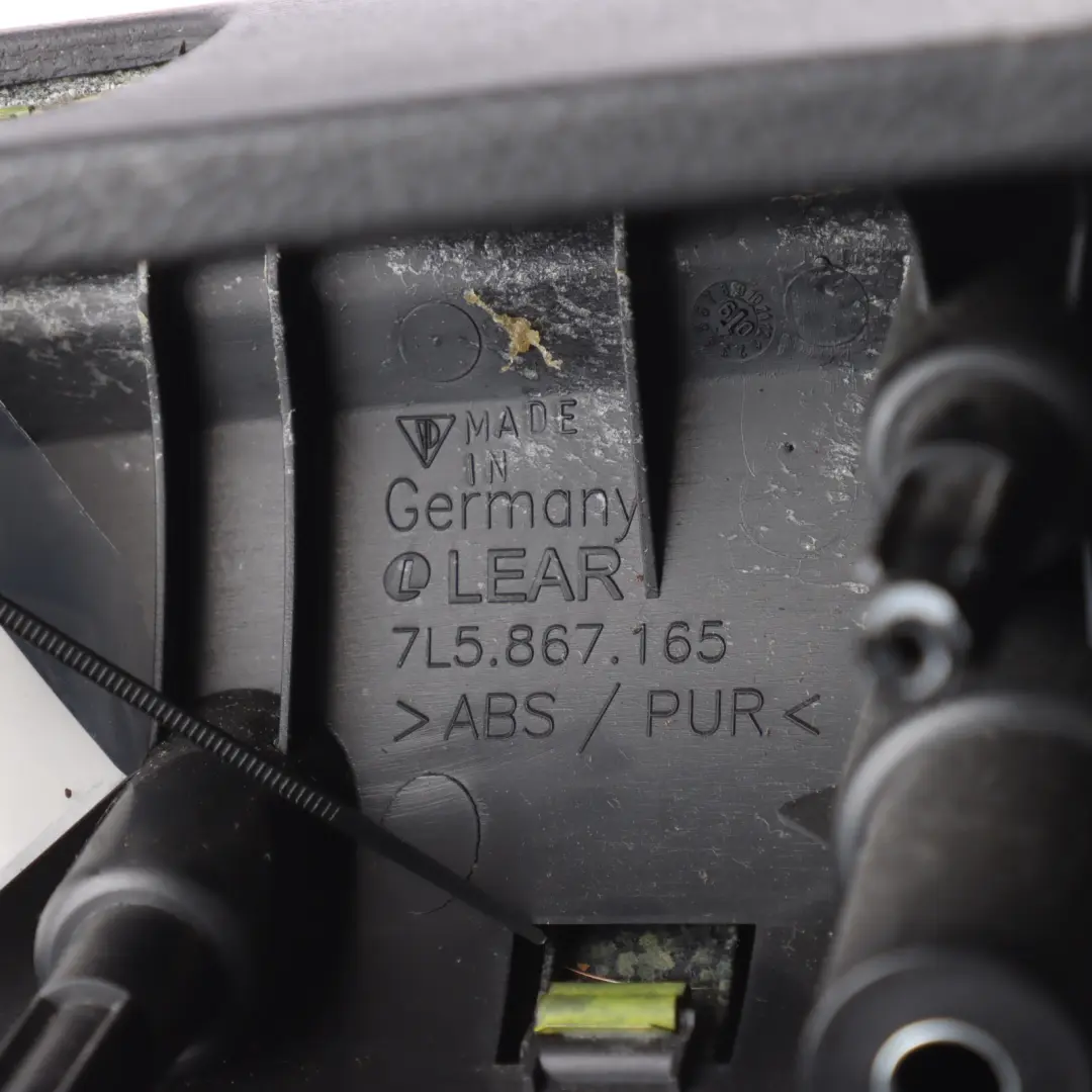 Door Card Armrest Front Left N/S Black Leather to Porsche Cayenne 955 9PA with Part number 7L5867165 Porsche Cayenne 955 9PA Door Card Armrest Front Left N/S Black Leather - SKU RHD-7L5867165 - Part number 7L5867165