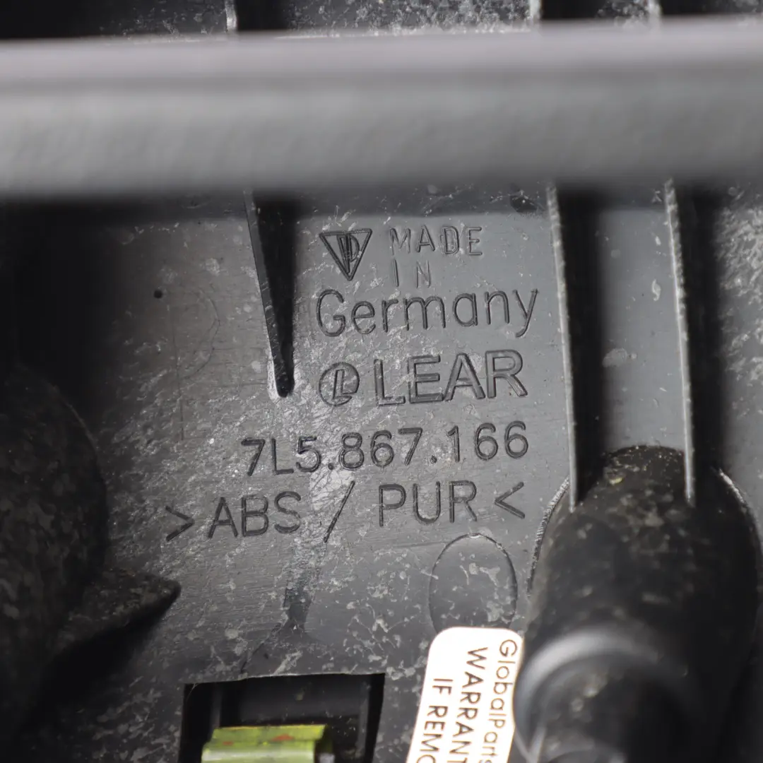 Porsche Cayenne 955 Door Card Armrest Front Right O/S Black Leather - SKU RHD-7L5867166 - Part number 7L5867166