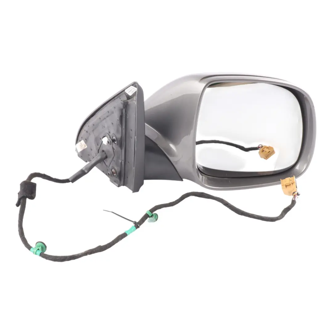 Volkswagen VW Touareg 7L Wing Mirror Heated Power Fold Left N/S Atacama Grey R7P - SKU RHD-7L6857508GQ-ATG - Part number 7L6857508GQ