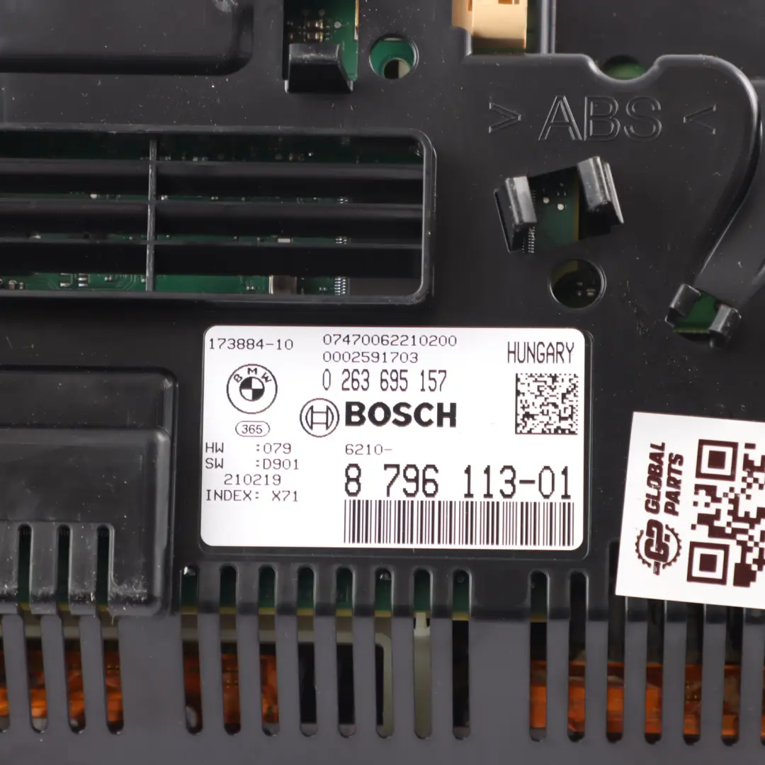 BMW F01 F06 F07 F10 F11 Multifunctional Instrument Display LED Cluster 9350404 - SKU RHD-8796113-1 - Part number 8796113