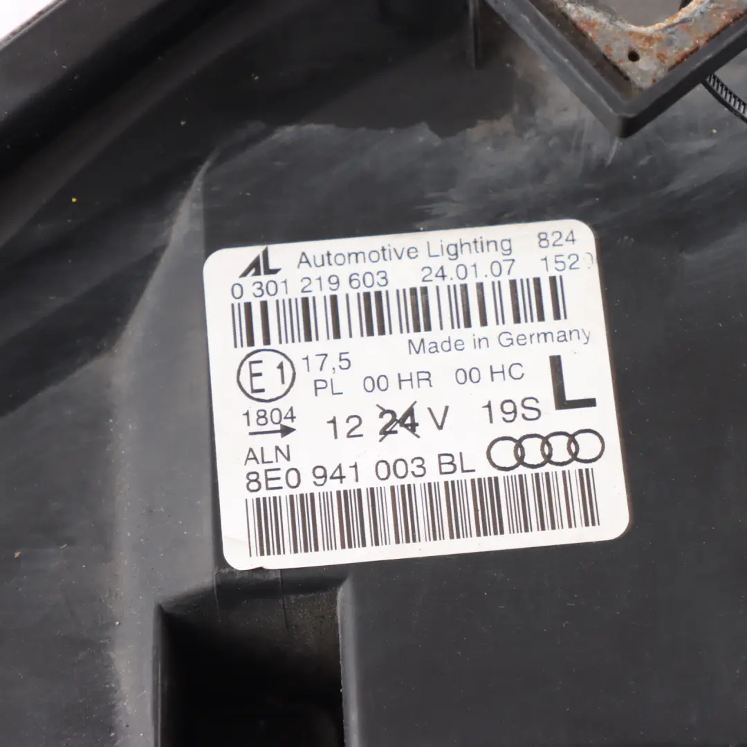 Audi A4 B7 Front Headlight Headlamp Light Lamp Halogen Left N/S - SKU RHD-8E0941003BL-1 - Part number 8E0941003BL