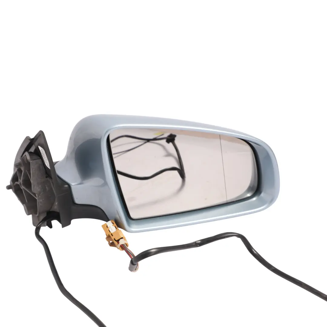 Wing Mirror Right Door O/S Outer Liquid Blue Metallic Y5J to Audi A4 B7 with Part number 8E2858532AA Audi A4 B7 Wing Mirror Right Door O/S Outer Liquid Blue Metallic Y5J - SKU RHD-8E2858532AA-LIB - Part number 8E2858532AA