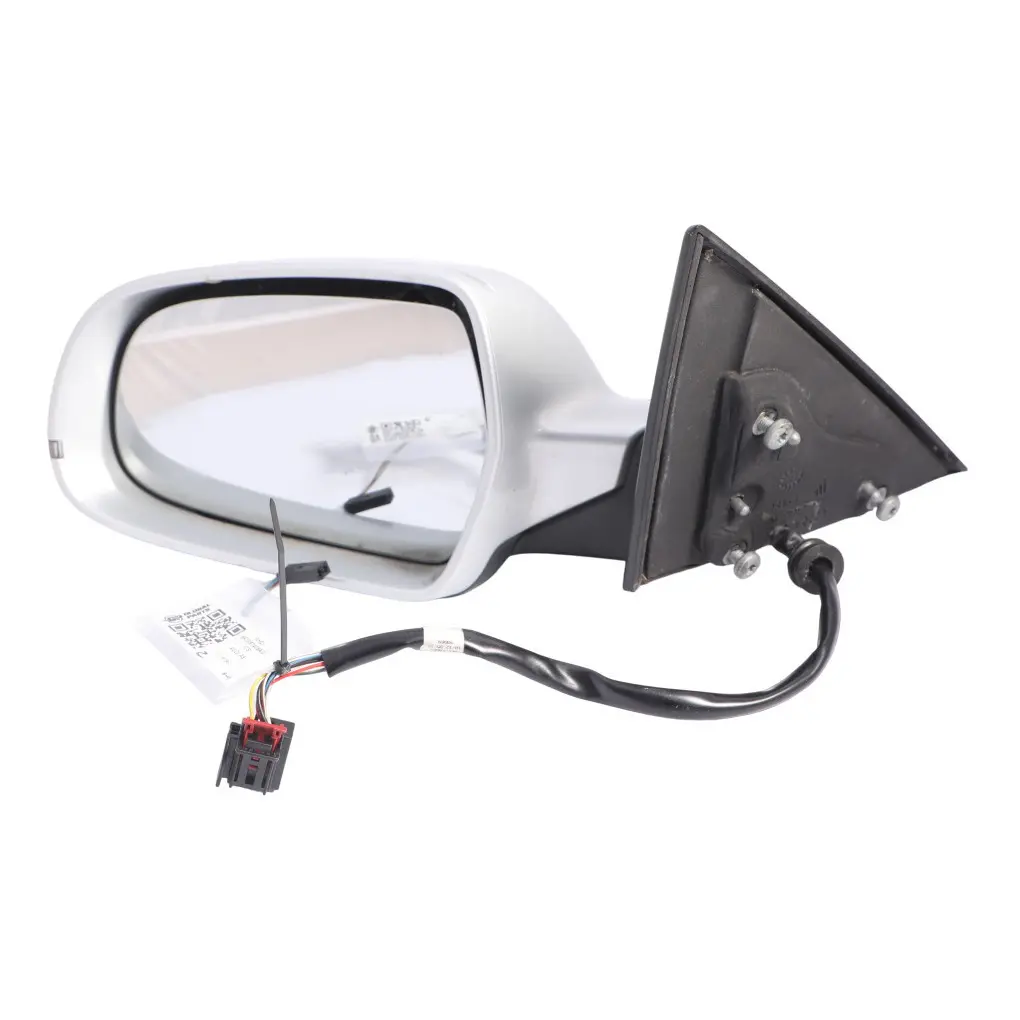 Audi A5 8T Electric Wing Mirror Left N/S Aluminium Trim Cover - SKU RHD-8F2857409AD-ICS - Part number 8F2857409AD