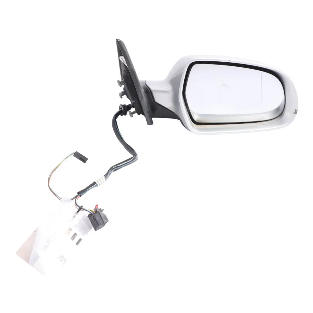 Audi A5 8F Electric Wing Mirror Right O/S Ice Silver Metallic X7W - SKU RHD-8F2857410AD-ICS - Part number 8F2857410AD