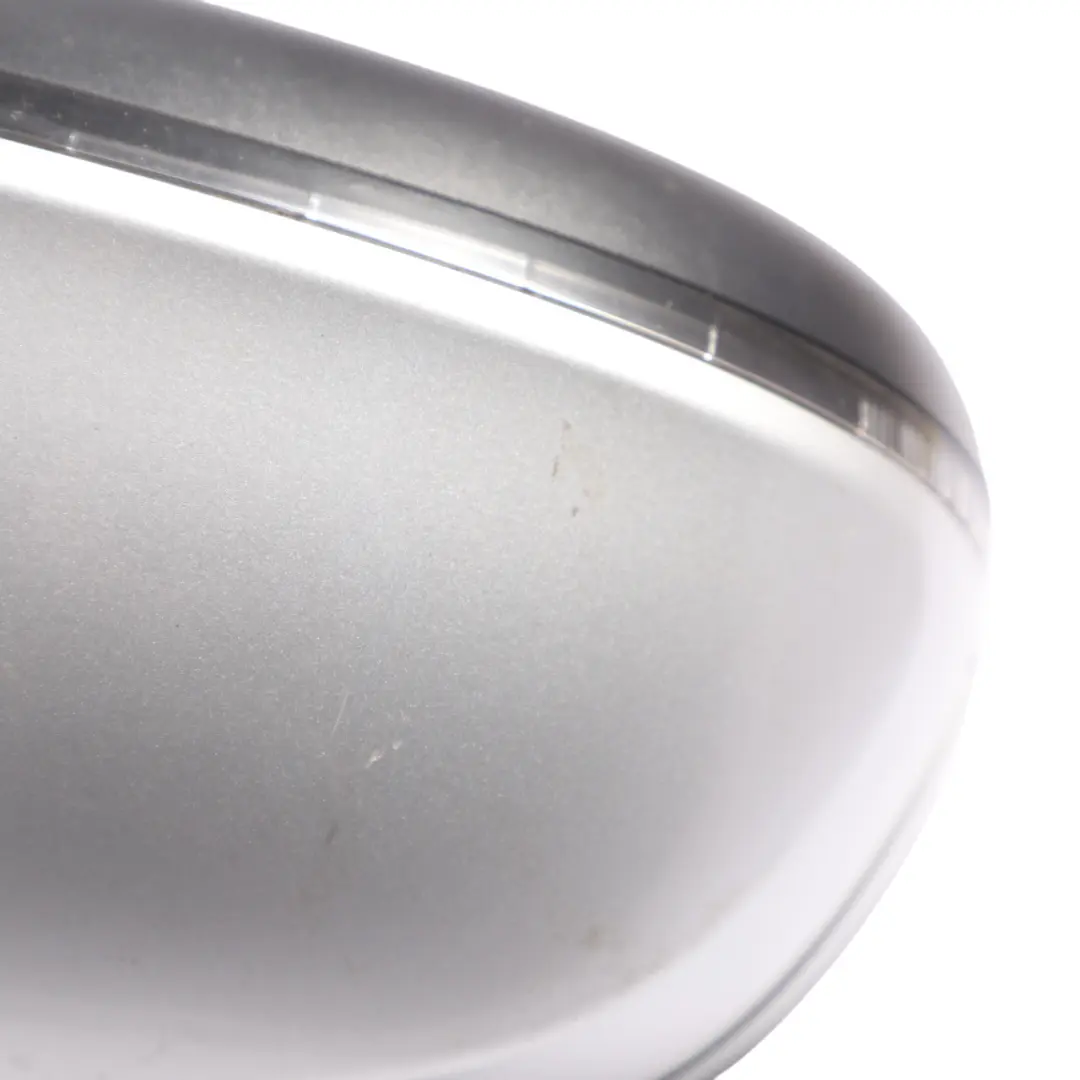 Audi A5 8F Electric Wing Mirror Right O/S Ice Silver Metallic X7W - SKU RHD-8F2857410AD-ICS - Part number 8F2857410AD